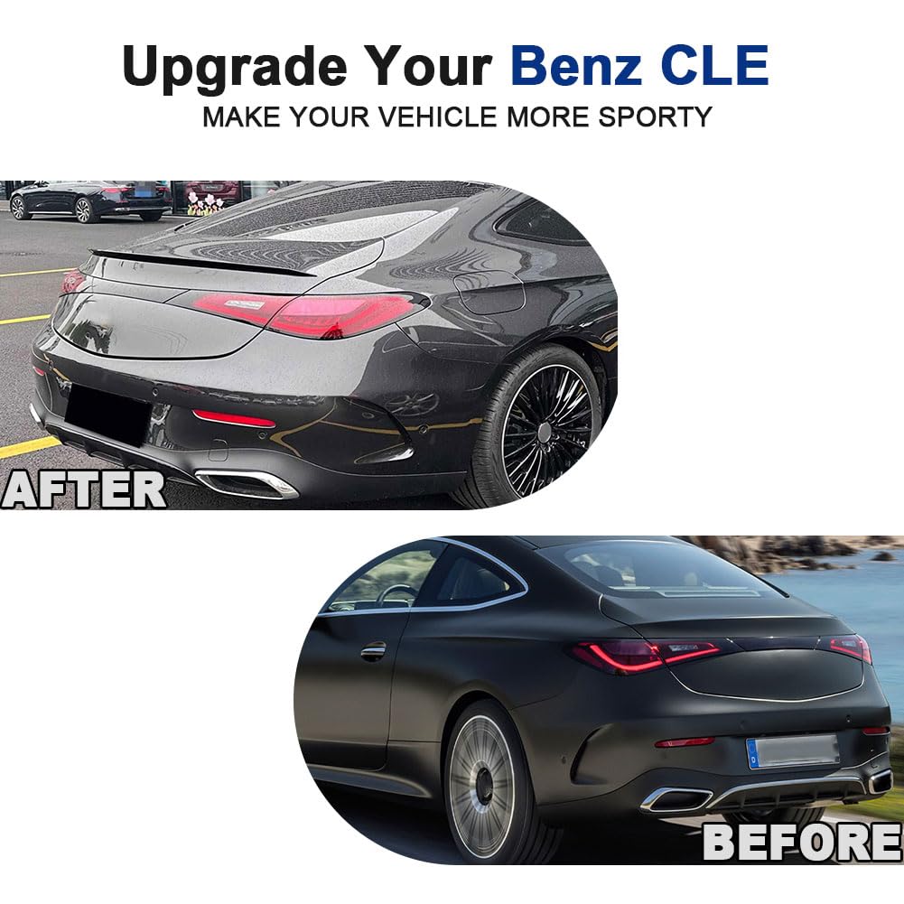 CLE-Class Rear Trunk Spoiler for 2024-2026 Mercedes-Benz CLE-Class Coupe | For CLE300 CLE450 CLE53 AMG 2024-2026 UV Protected