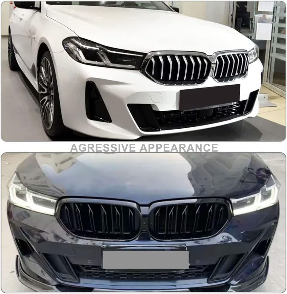 Dry Carbon Fiber Front Grille for BMW G32 GT 6 Series Gran Turismo Facelift 2020-2022 Replacement style Auto Bumper Kidney Gr