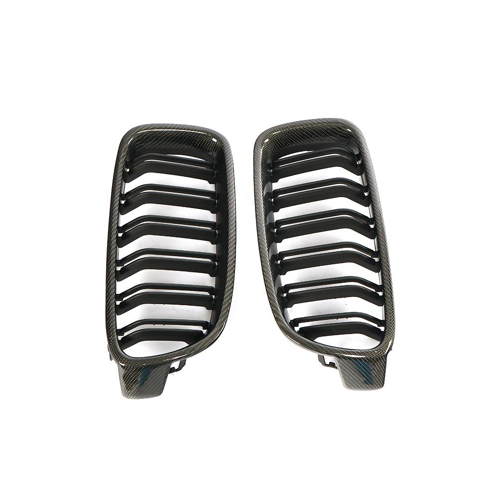 M3 Style Dual Slat Carbon Fiber Front Grille for BMW 3 Series F30（2012-2019）