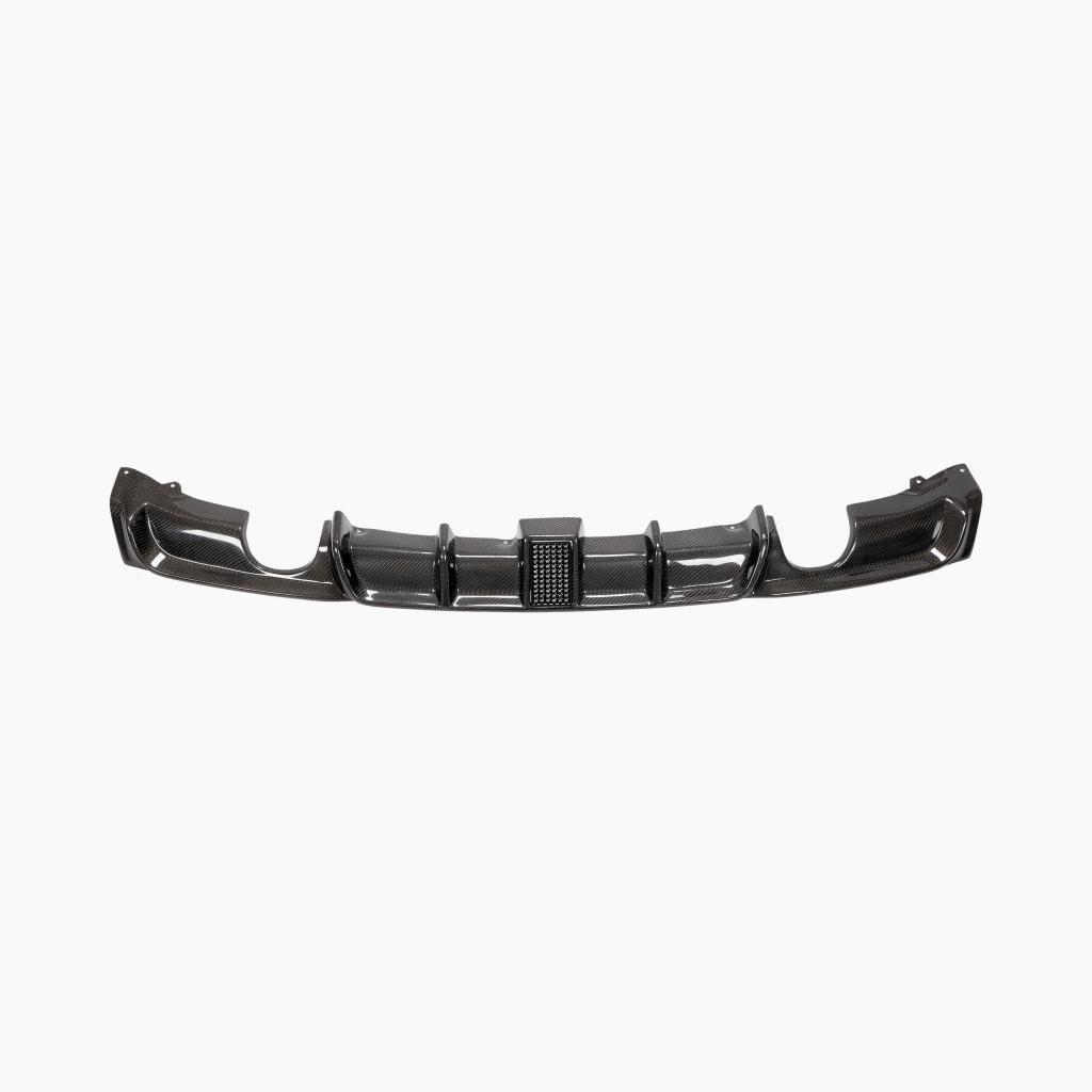 ST Style Carbon Fiber Rear Diffuser Single Exhaust for BMW 3 Series F30 M Sport(2012-2019)