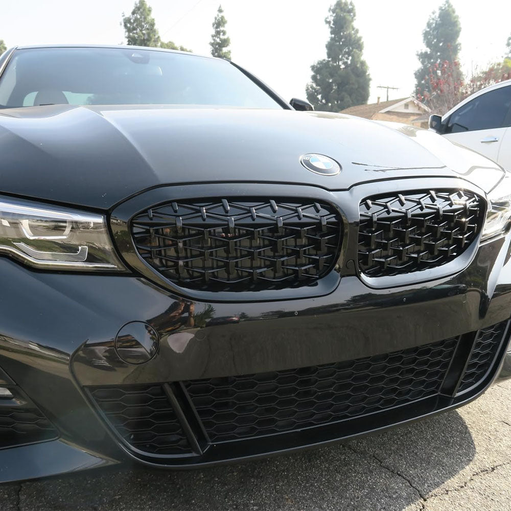 Gloss Black Diamond Grill for BMW 3 Series G20(2019-present)