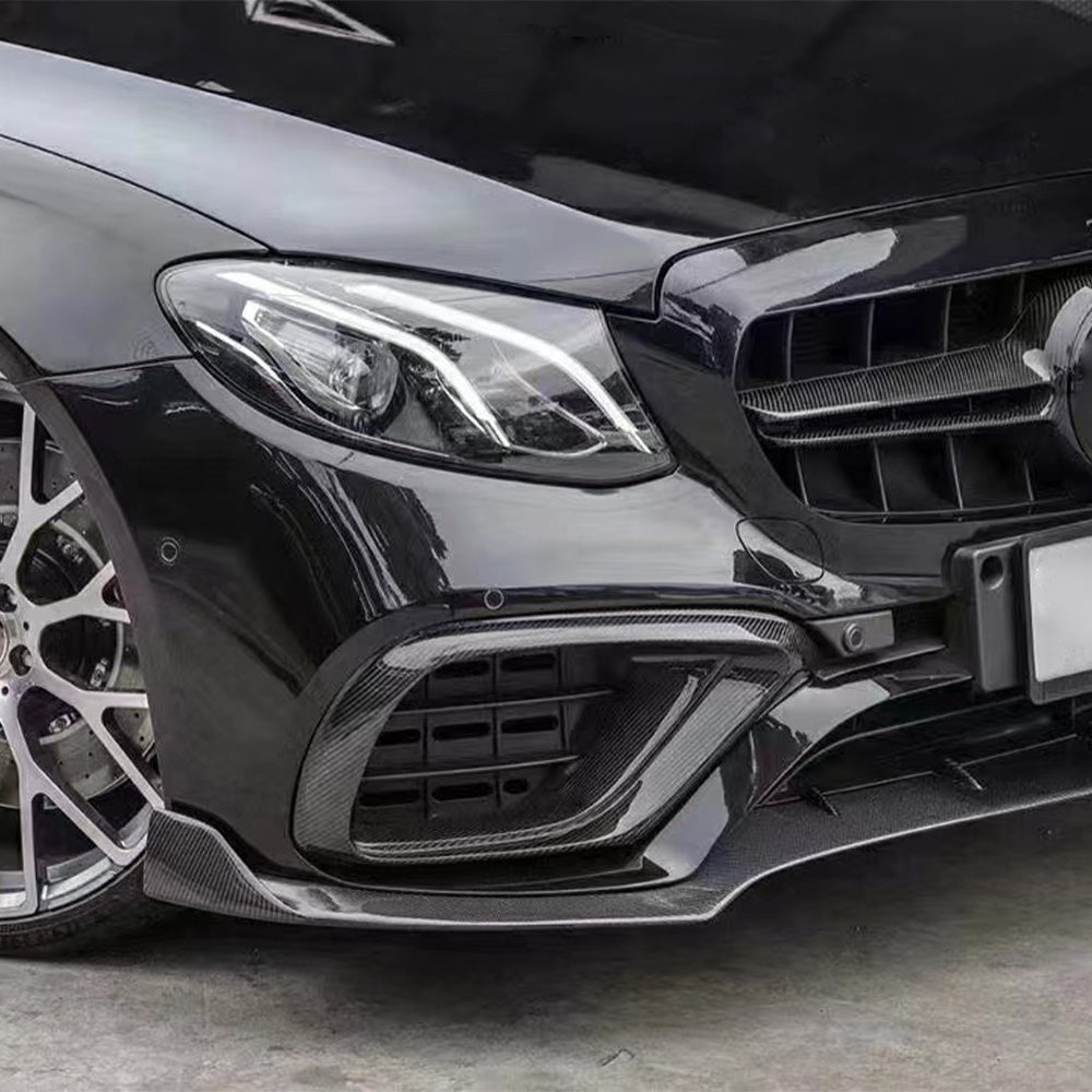 Brabus Style Carbon Fiber Front Air Vents for Mercedes Benz E63 AMG W213 Pre-Facelift (2017-2020)