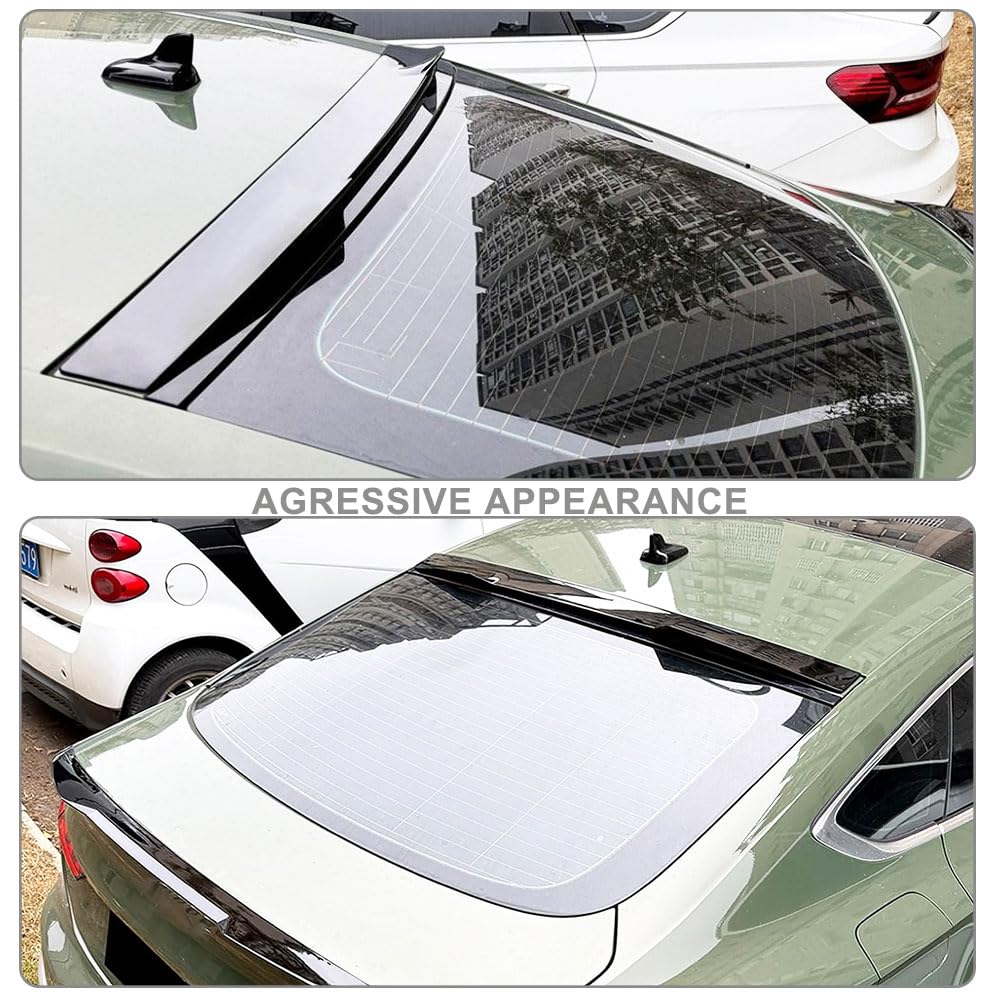 A5 Roof Spoiler Glossy Black for Audi A5/S5/RS5 F5 2017-2024 Sportback | ABS Roof Wing Trunk Flap Sporty Fastback Accent Easy