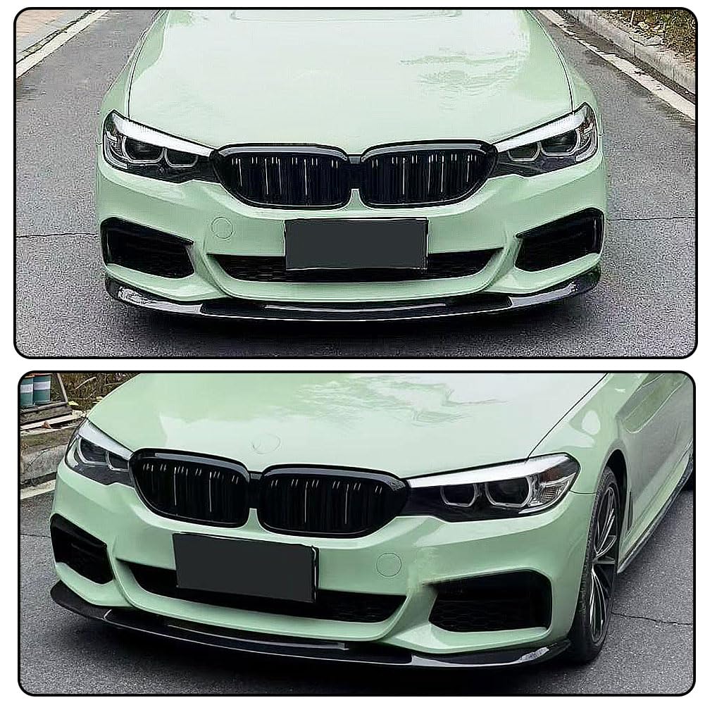 Carbon Fiber Front Lip for BMW G30 5 Series M Sport 4-Door 2017-2019 530i 540i M-tech Bumper Air Dam Lower Chin Splitter Prot
