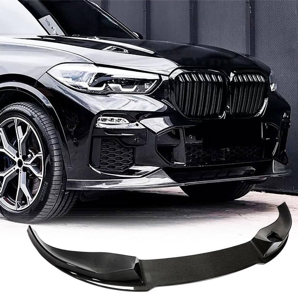 X5 Carbon Fiber Front Lip Compatible with BMW X5 G05 M Sport 2019-2022 Front Splitter, UV-Resistant High-Gloss Finish, Lightw