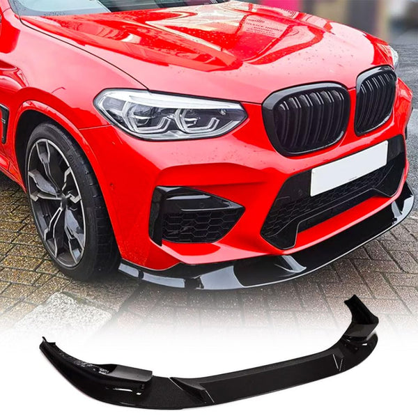 Front Bumper Lip Fits for BMW X3 M X4 M F97 F98 2019-2021Chin Spoiler Lip Splitter Protector Factory Outlet (Fiberglass in Gl