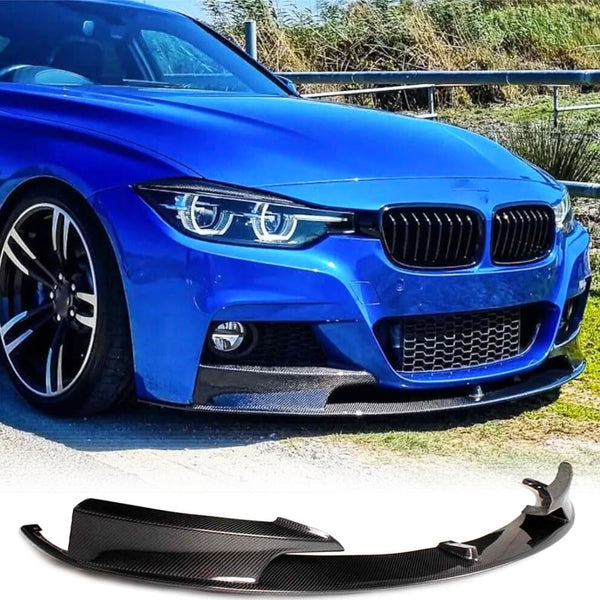 Carbon Fiber Front Bumper Lip for BMW 3 Series F30 F31 M Sport Sedan 2012-2018 320i 325i 328i 330i 335i 340i Auto Chin Spoile