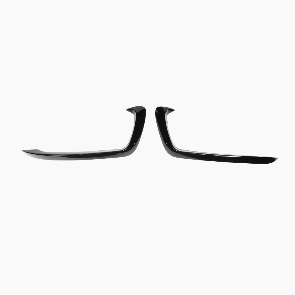 Audi B8 A5 Sline, S5 ABS Front Bumper Canards - front view
