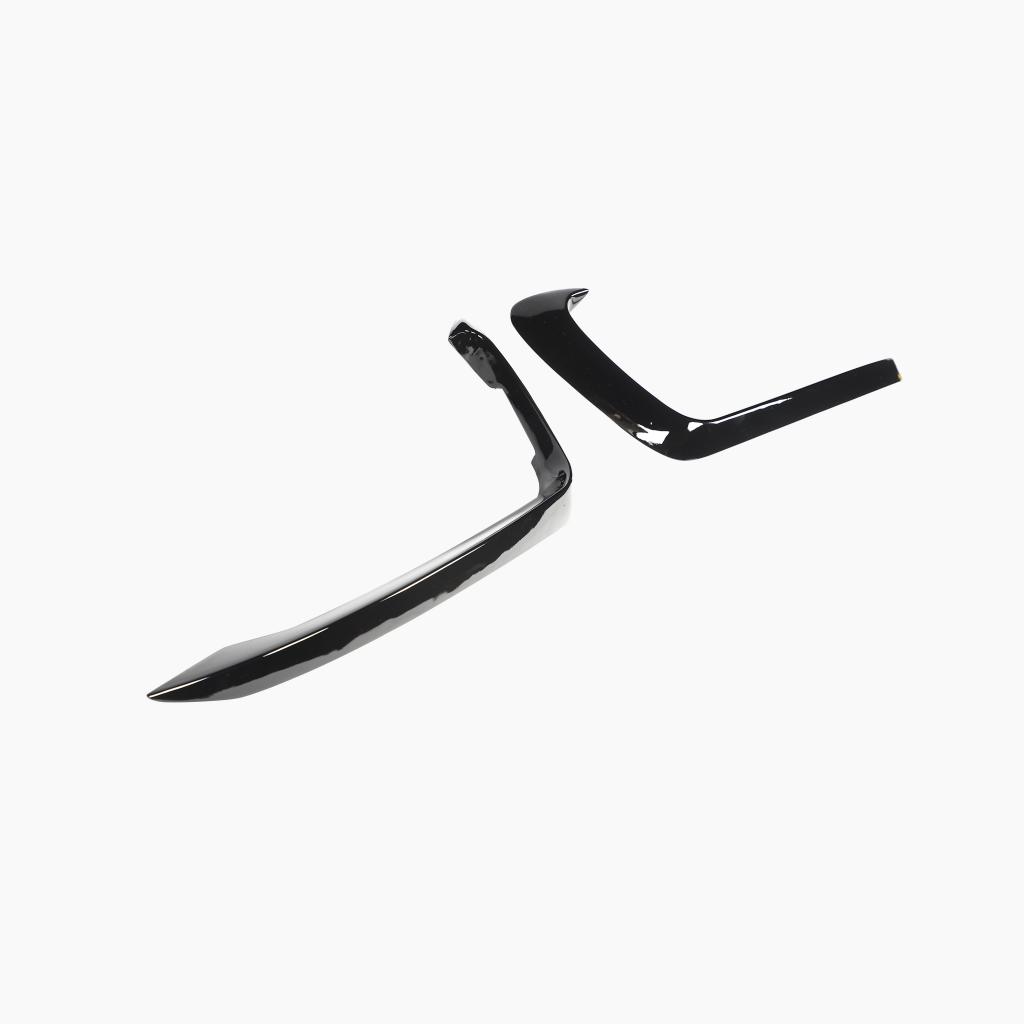 Gloss Black Front Bumper Canards for Audi B8 A5 Sline, S5 (2012-2016)