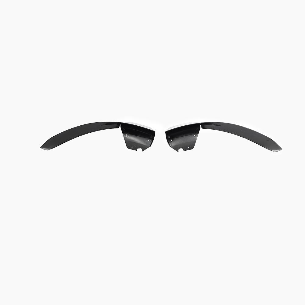 BRABUS Style Gloss Black Front Lip for MERCEDES-BENZ A-Class W177 AMG Line Hatchback (2018+) back view