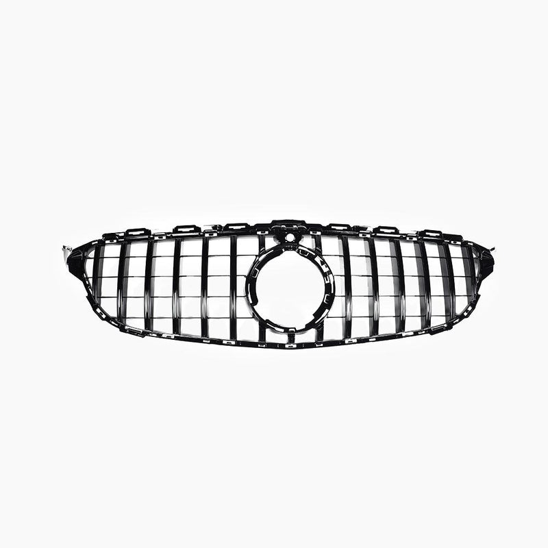 Gloss Black Mercedes Benz C-Class W205 Facelift (2019-2021) Front Grille 