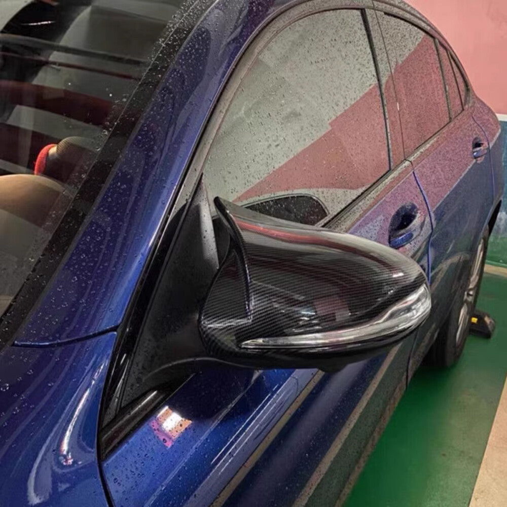 RHD Carbon Fiber add on Mirror Caps For Mercedes Benz C‑Class W205 Pre‑Facelift & E‑Class W213 Pre‑Facelift & S‑Class W222 Pre‑Facelift (2014-2018)