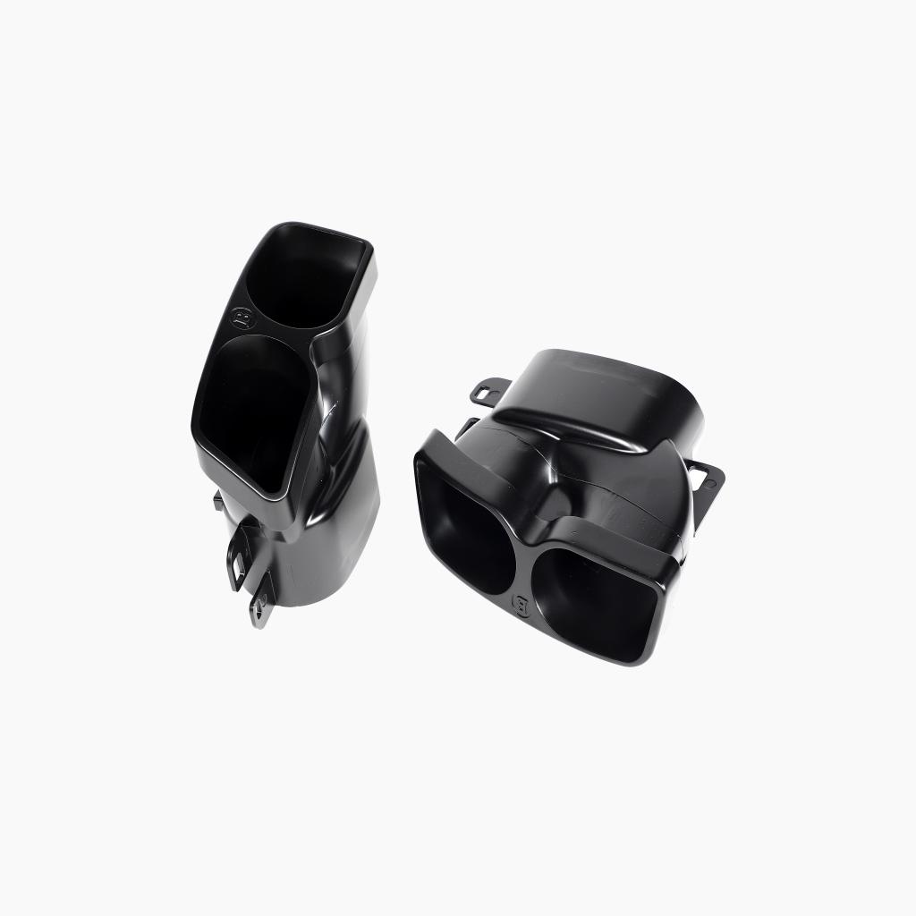 Brabus Style Gloss Black Rear Diffuser Lip Set for Mercedes-Benz S-Class W222 Pre-Facelift (2014-2017)