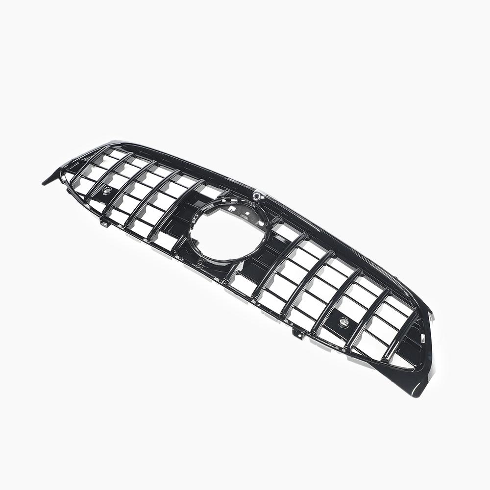 Benz C118 black front grille- side angle view