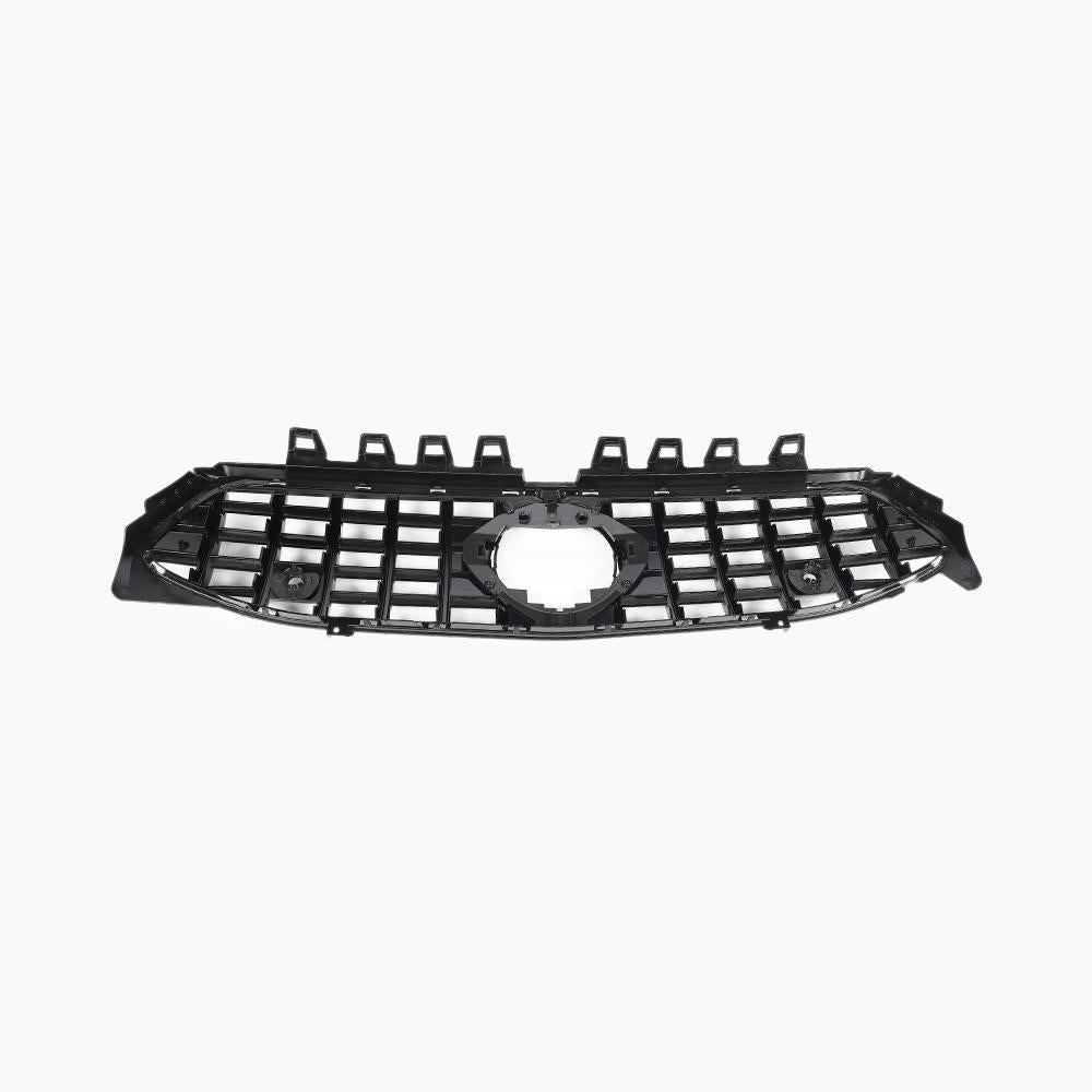 Benz C118 chrome black front grille-reverse side view