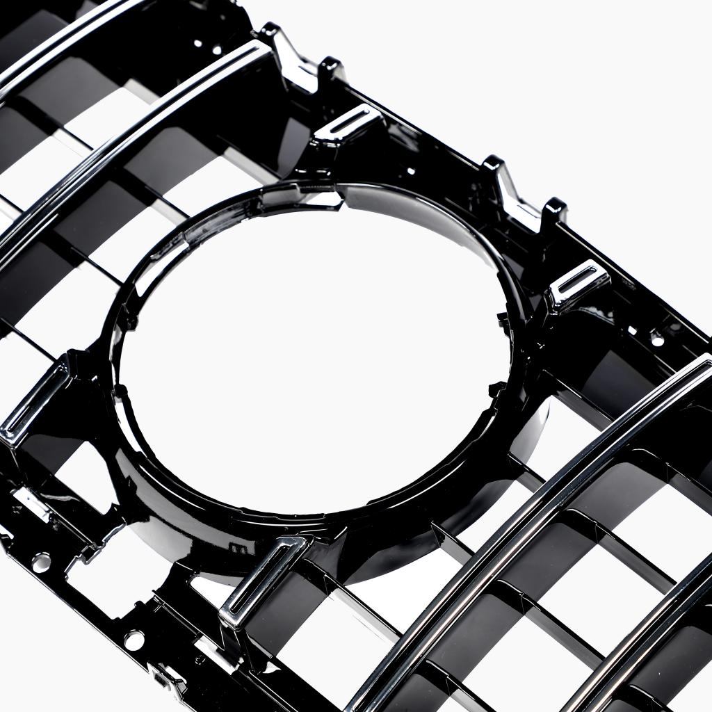 Benz CLS C257 front upper grille- close up