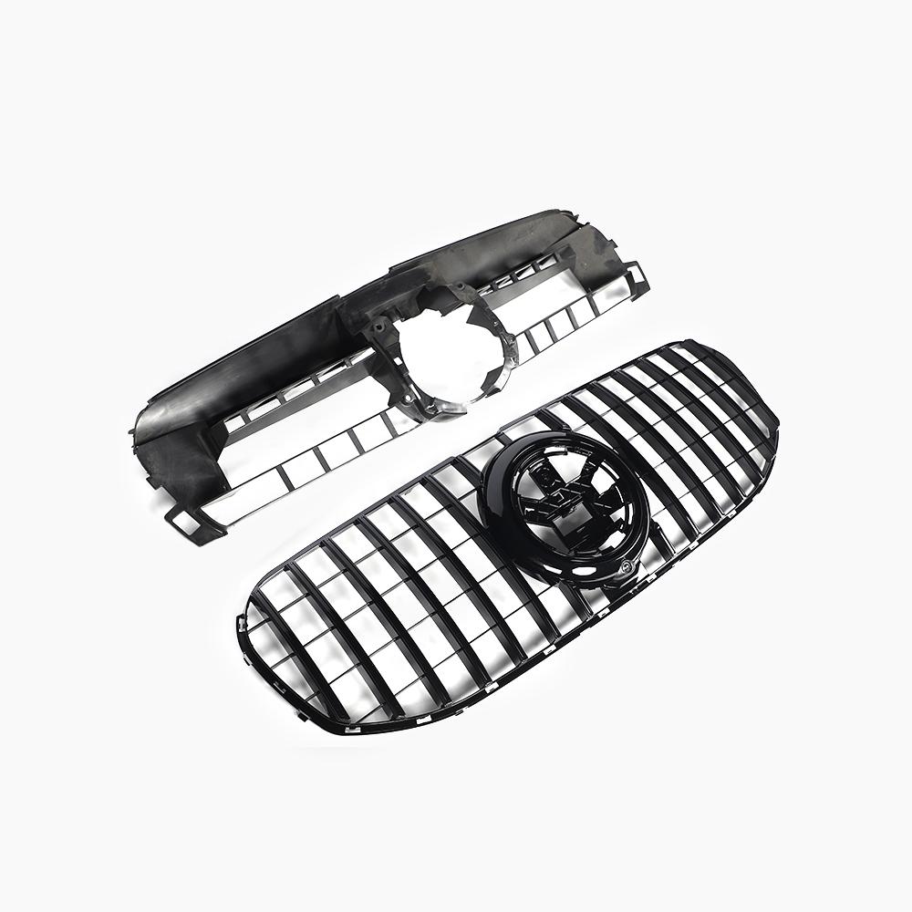 Benz GLS X167 front grille gloss black-aerodyamic profile