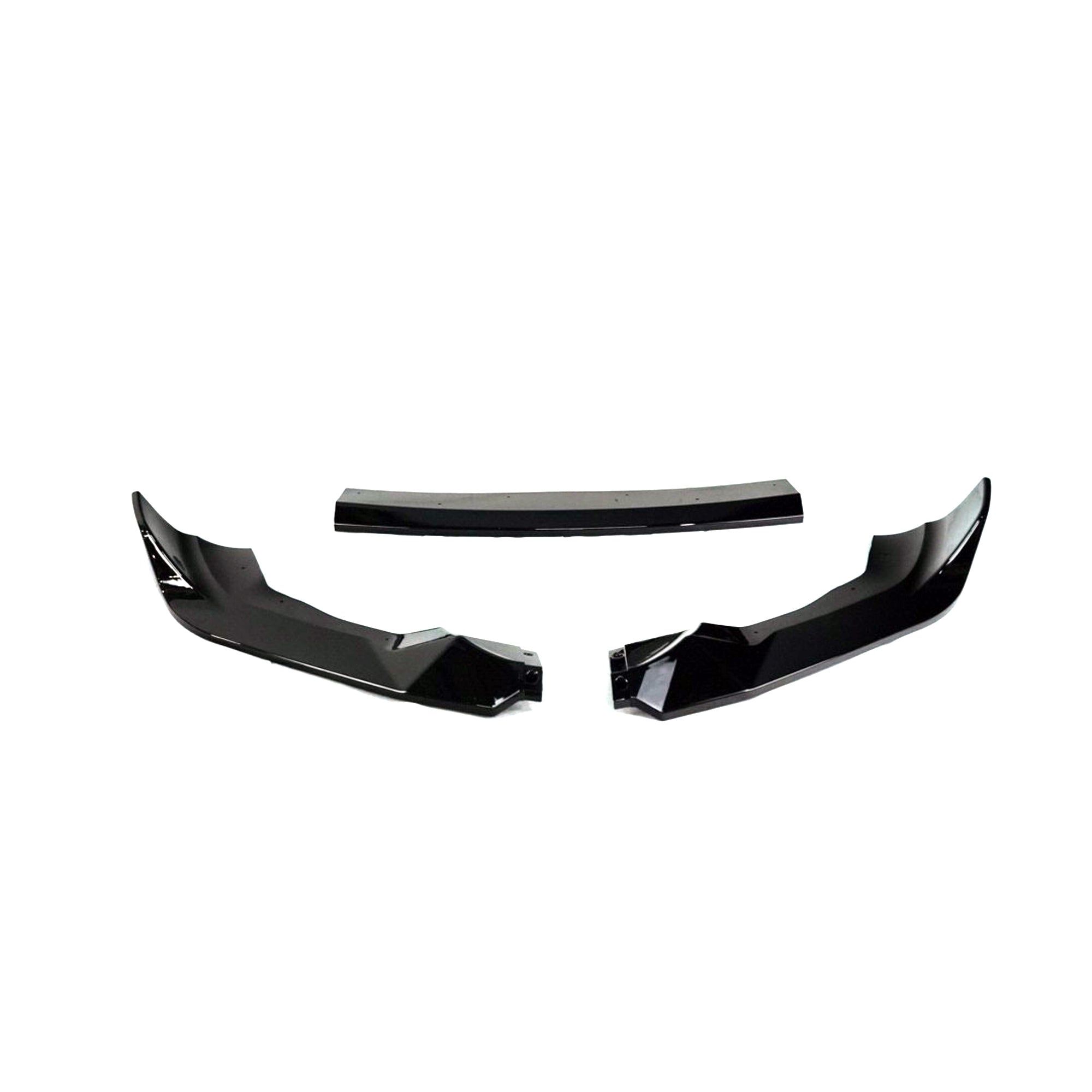 Gloss Black 3-Piece Front Lip for BMW M2 F87 (2016-2021)