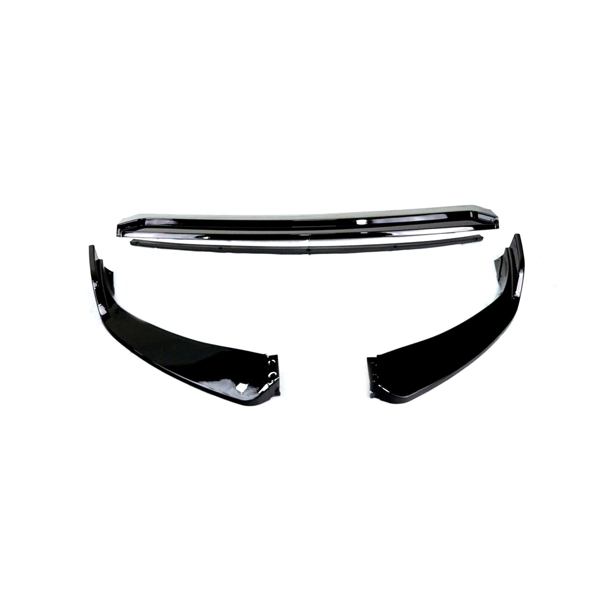 Gloss Black  Front Lip for Mercedes-Benz C-Class W205 Facelift(2019-2021)