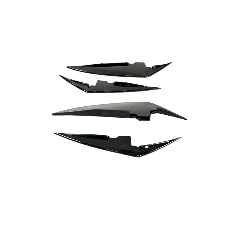 Gloss Black Front Bumper Canards for BMW 3 Series G20 LCI(2023-present)