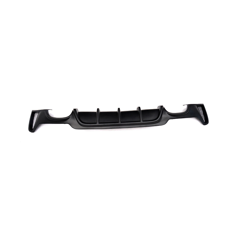 Performance Style Matte Black Rear Diffuser for BMW 4 Series F32/F33/F36 M Sport Quad Exhaust (2014-2020)