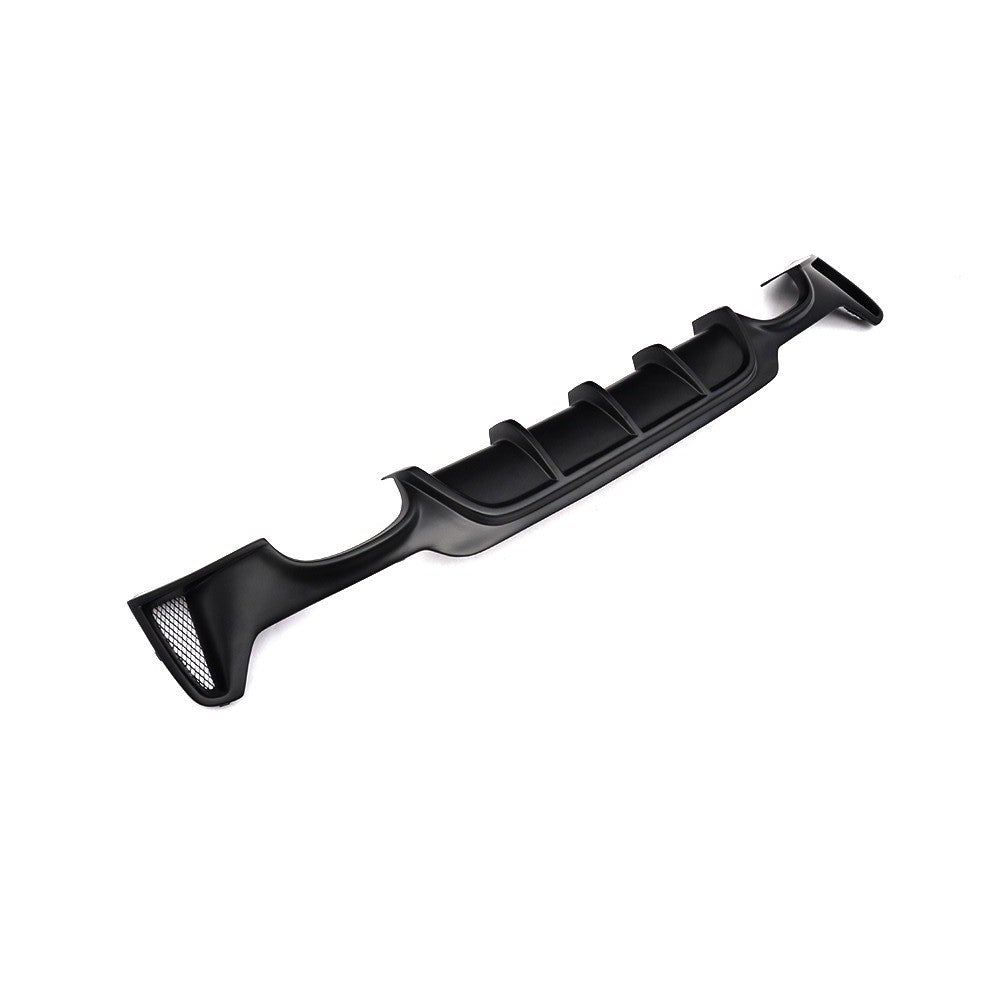 Performance Style Matte Black Rear Diffuser for BMW 4 Series F32/F33/F36 M Sport Quad Exhaust (2014-2020)