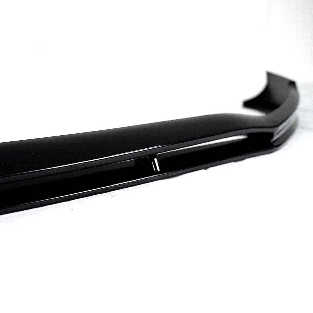 Gloss Black Front Lip for Mercedes Benz A Class W177 Pre-Facelift AMG Line Sedan (2018-2022)