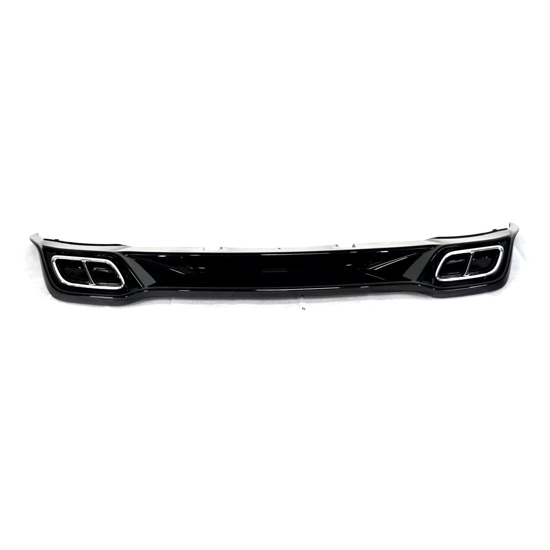 Gloss Black Rear Diffuser for Volkswagen Golf MK8 R-Line 2020+