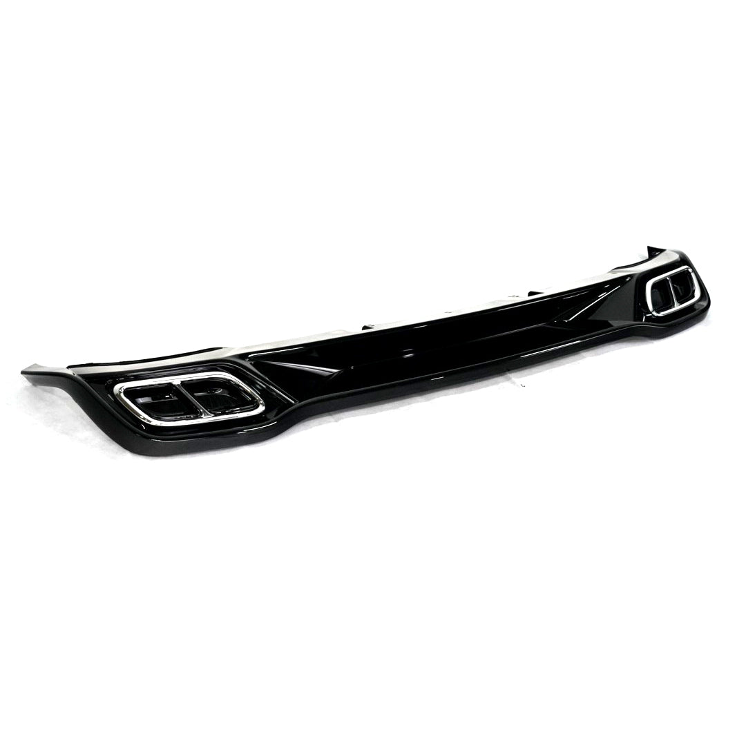 Gloss Black Rear Diffuser for Volkswagen Golf MK8 R-Line 2020+