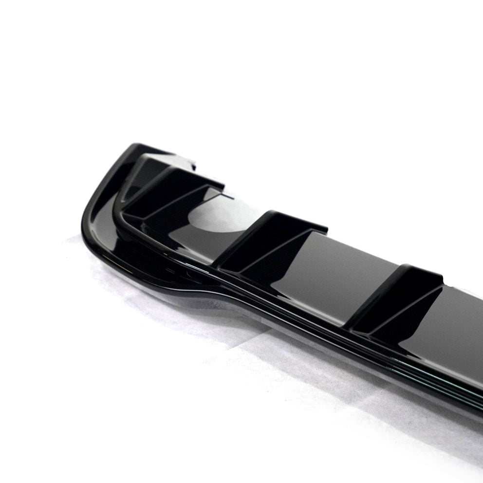 Gloss Black Rear Diffuser for Volkswagen Golf MK8 GTI(Double Single Out)(2020-present)