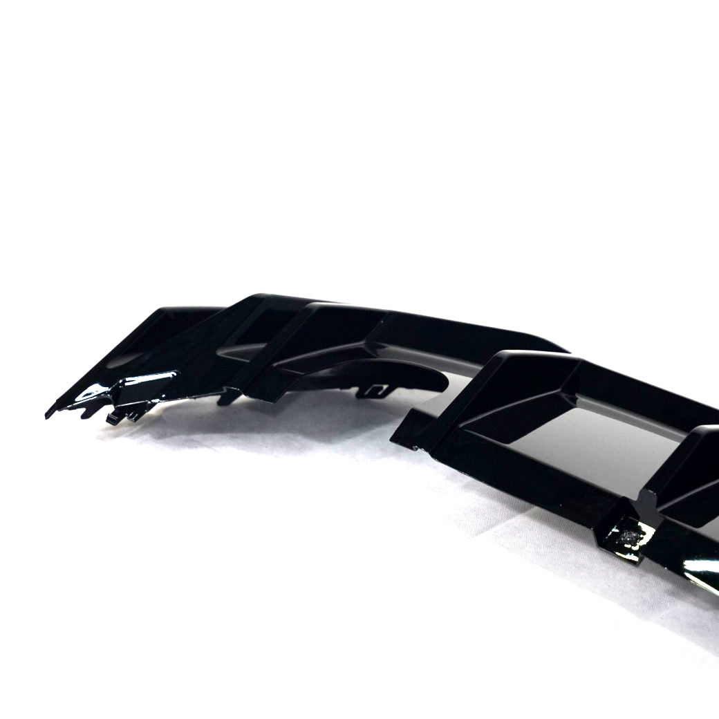 Gloss Black Rear Diffuser for Volkswagen Golf MK8 GTI(Double Single Out)(2020-present)