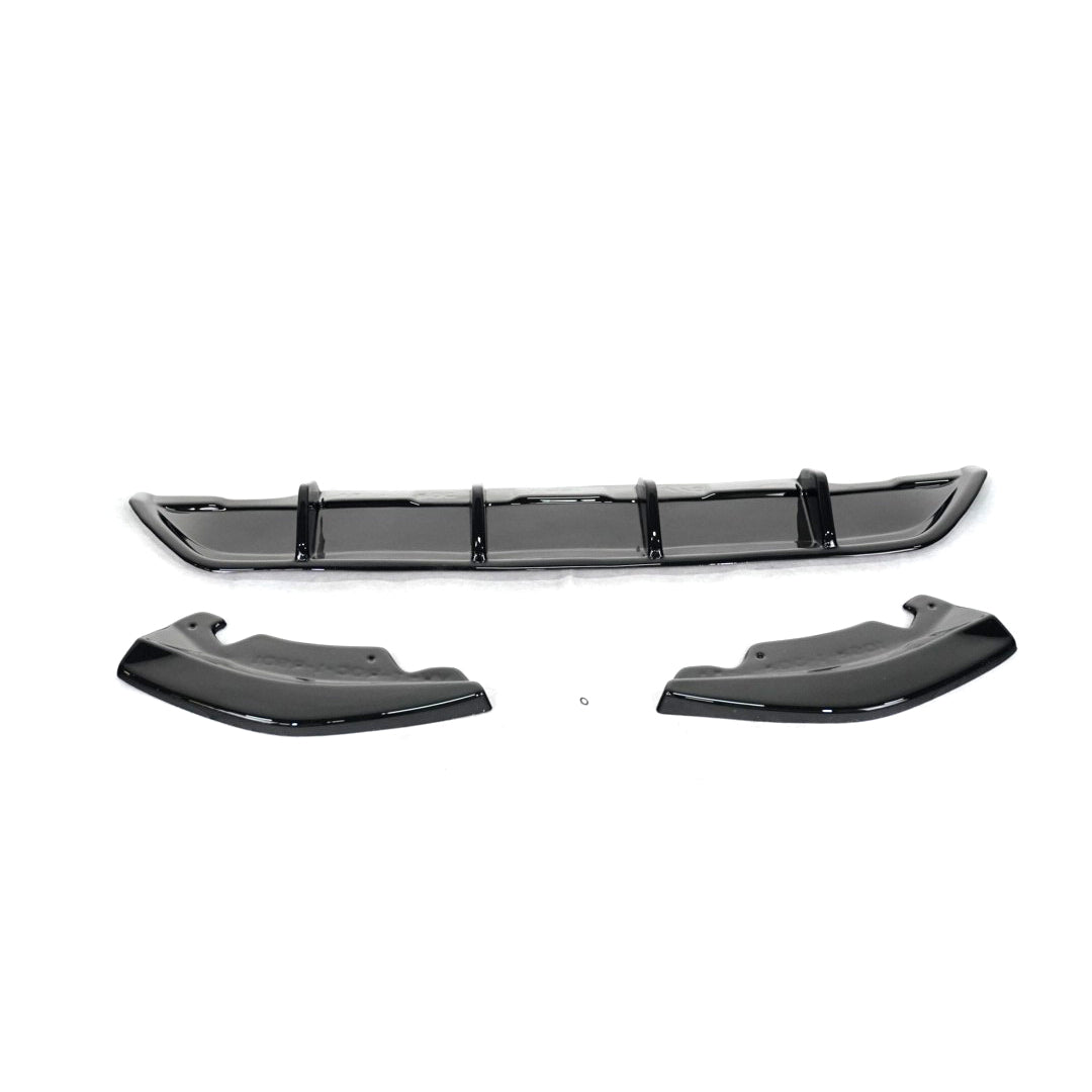 Gloss Black Rear Diffuser for Volkswagen T-Roc Facelift (2017-2021)