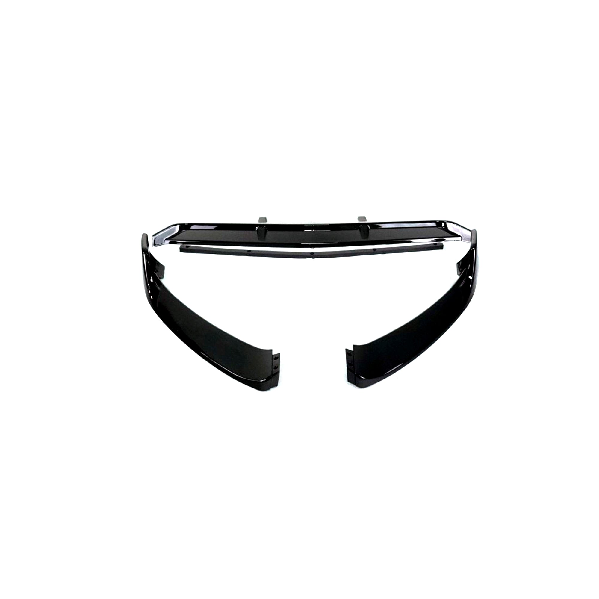 Gloss Black Front Lip For Mercedes-Benz C-Class W205 Pre-Facelift(2015–2018)