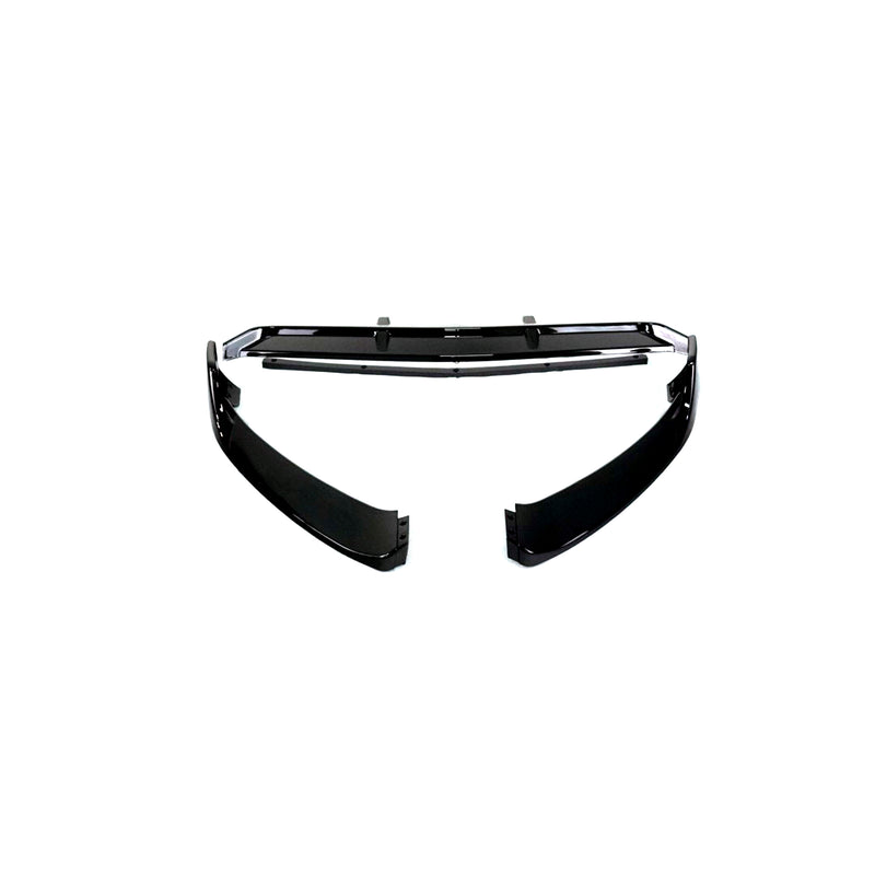 Gloss Black Front Lip For Mercedes-Benz C-Class W205 Pre-Facelift(2015–2018)