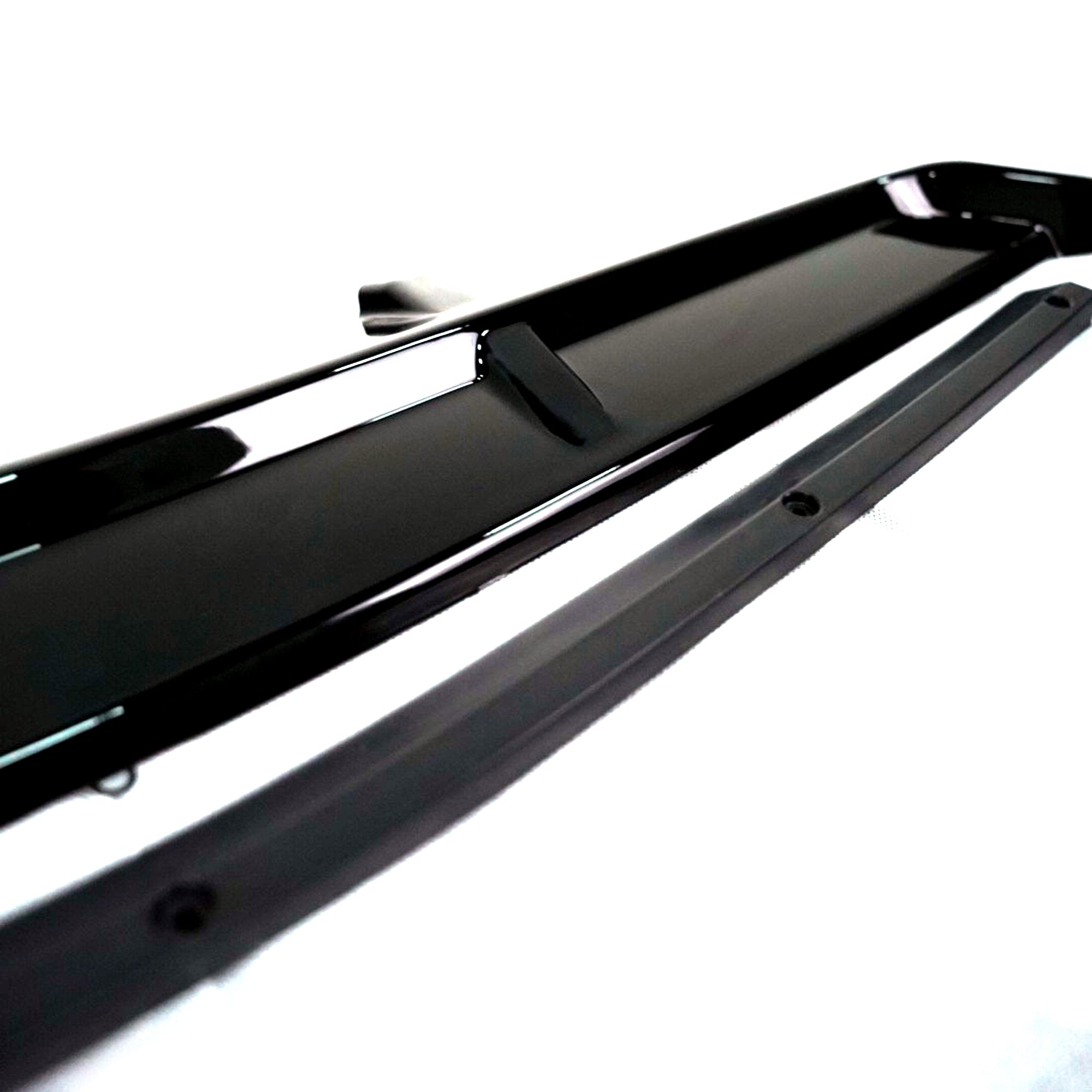 Gloss Black Front Lip For Mercedes-Benz C-Class W205 Pre-Facelift(2015–2018)