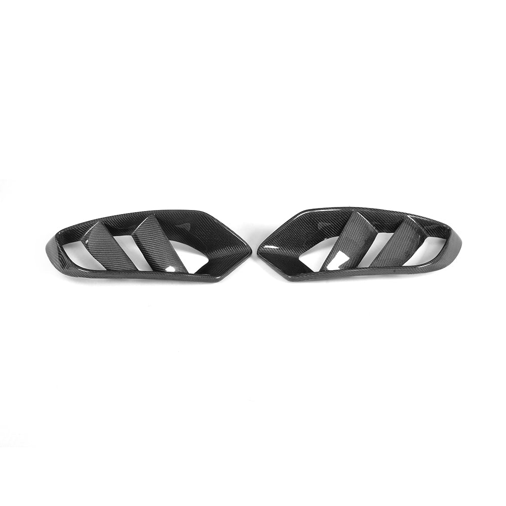 Mercedes Benz C Class W205  Style Carbon Fiber Front Bumper Air Vent
