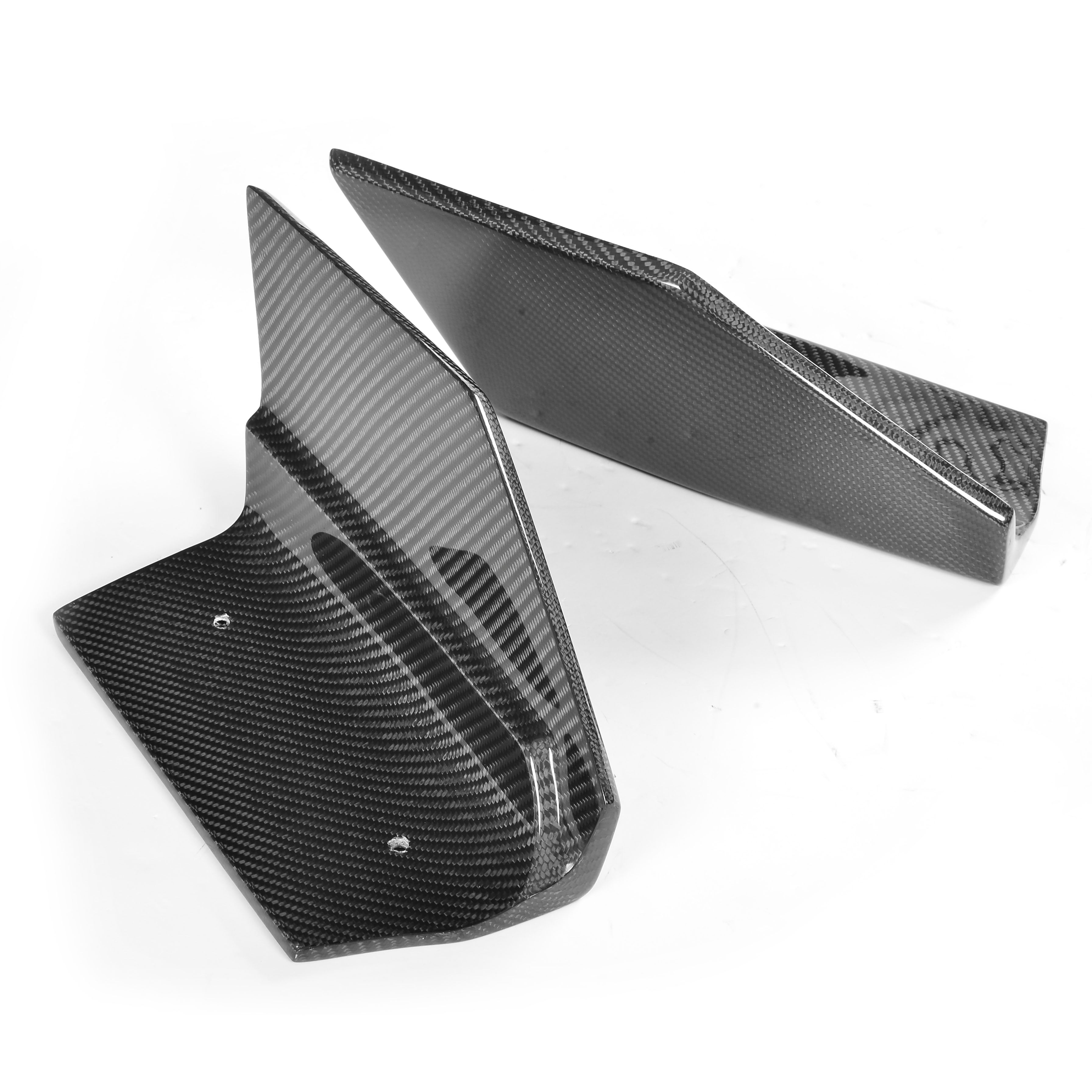 P Style Carbon Fiber REAR SPLITTER for BMW X6 F16 M tech  (2014-2019)