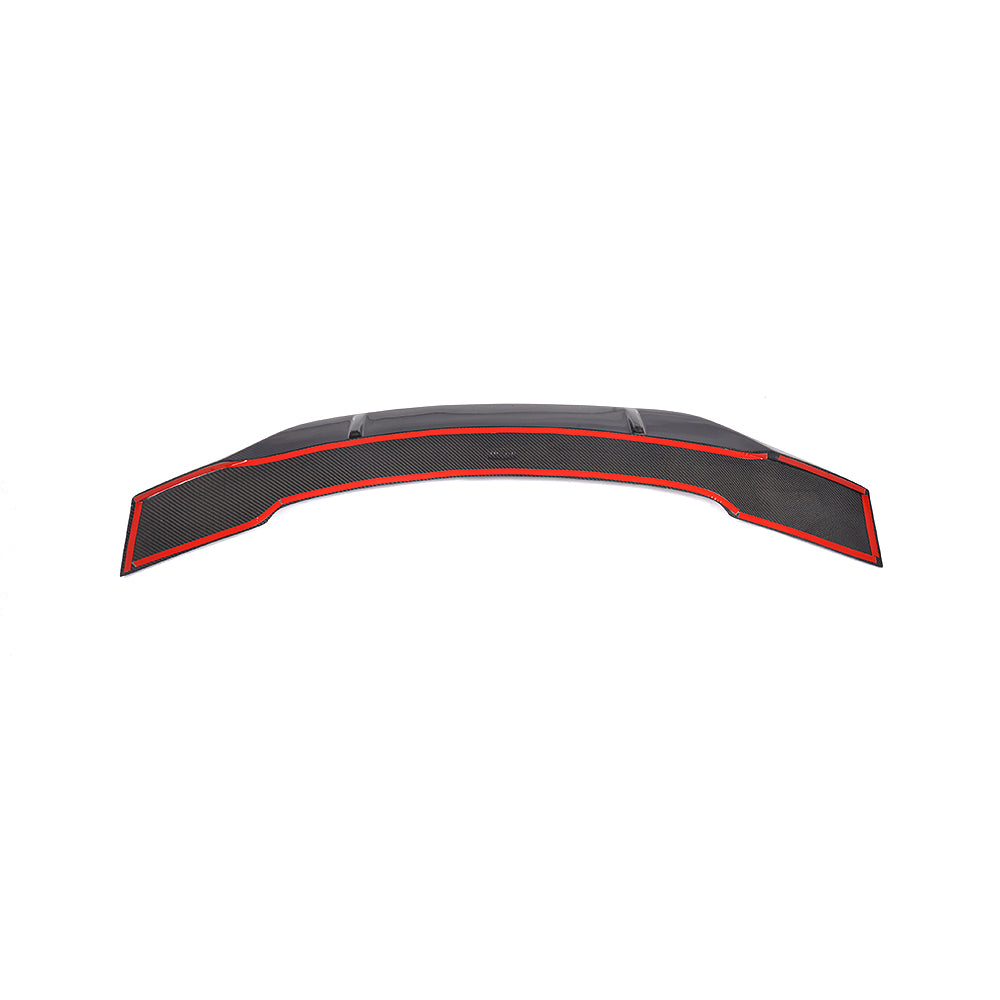 R Style Carbon Fiber Trunk Spoiler for Mercedes Benz E-Class W213, E63 AMG W213 Pre-Facelift Sedan (2016-2020)