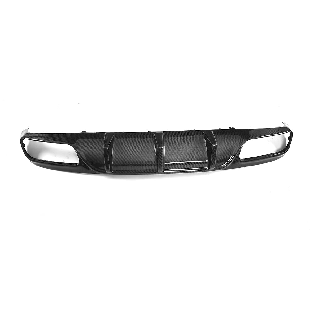 Benz C Class A205 C205 C63 AMG  Style Carbon Fiber Rear Bumper Diffuser