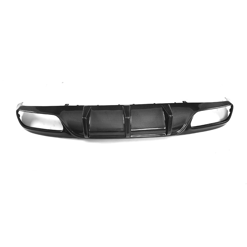 Benz C Class A205 C205 C63 AMG  Style Carbon Fiber Rear Bumper Diffuser