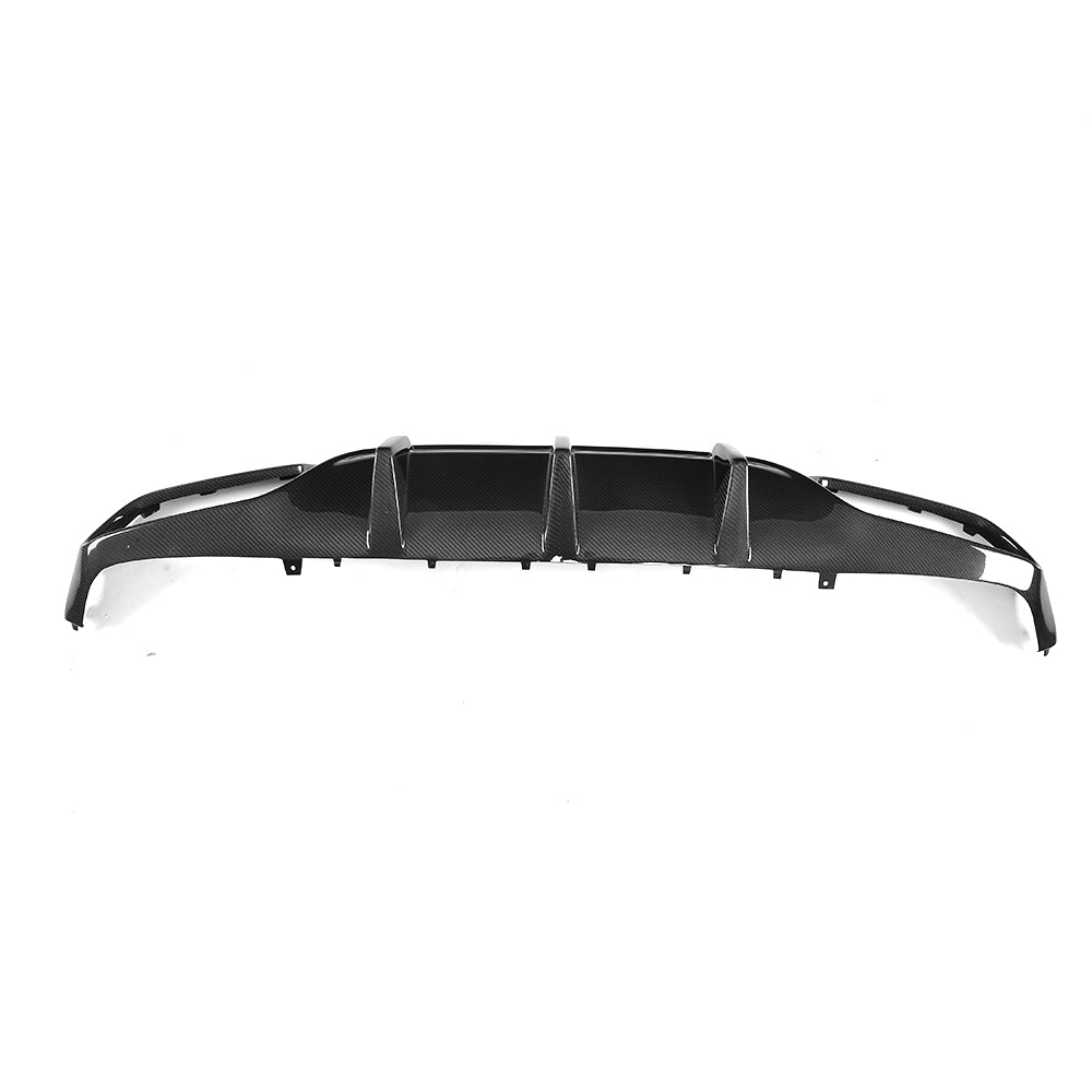 Carbon Fibe Racing Rear Bumper Diffuser Fit For Benz C Class A205 C205 C63 AMG(2014-2018)