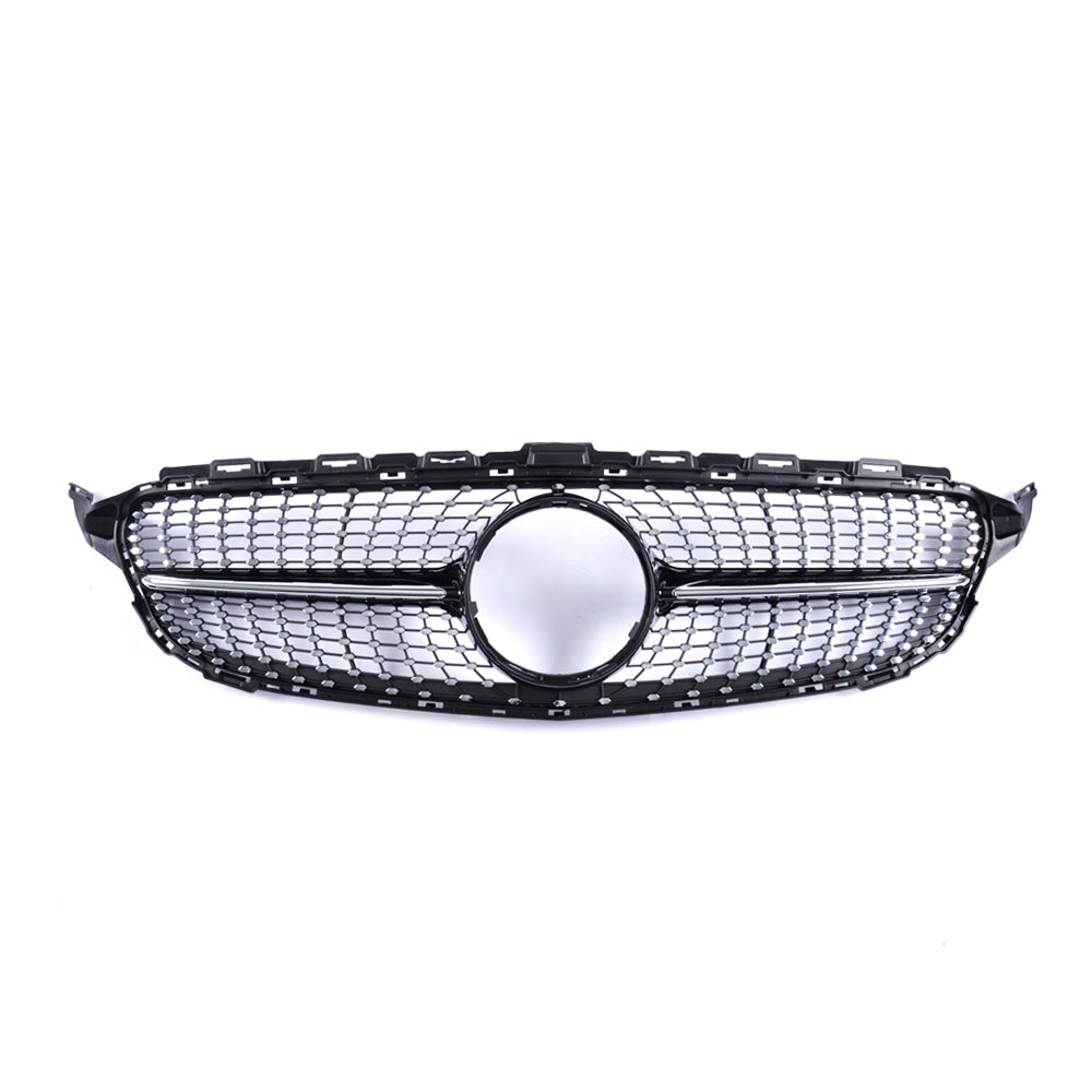 DIAMOND Front Grille For Mercedes Benz C‑Class W205 Pre‑Facelift (2014–2018)