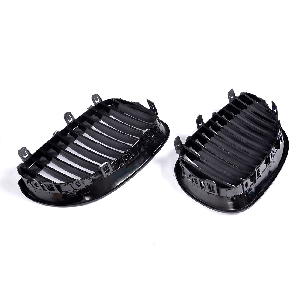 ST Style Single Slat Gloss Black Front Grille for BMW 5 Series E60 (2004-2010)