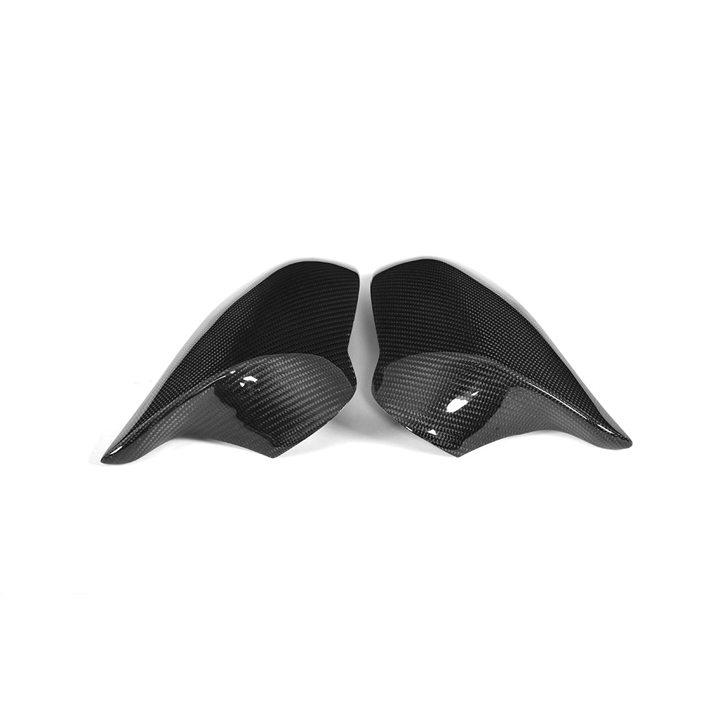 LHD Carbon Fiber Mirror Caps for BMW M2 F87 Competition (2018-2021), M3 F80, M4 F82/F83 (2014-2020)