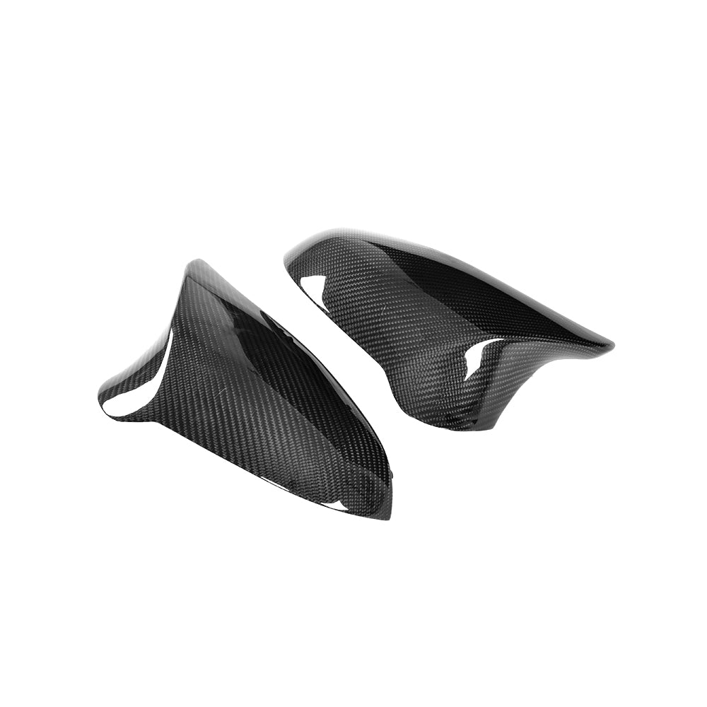 LHD Carbon Fiber Mirror Caps for BMW M2 F87 Competition (2018-2021), M3 F80, M4 F82/F83 (2014-2020)
