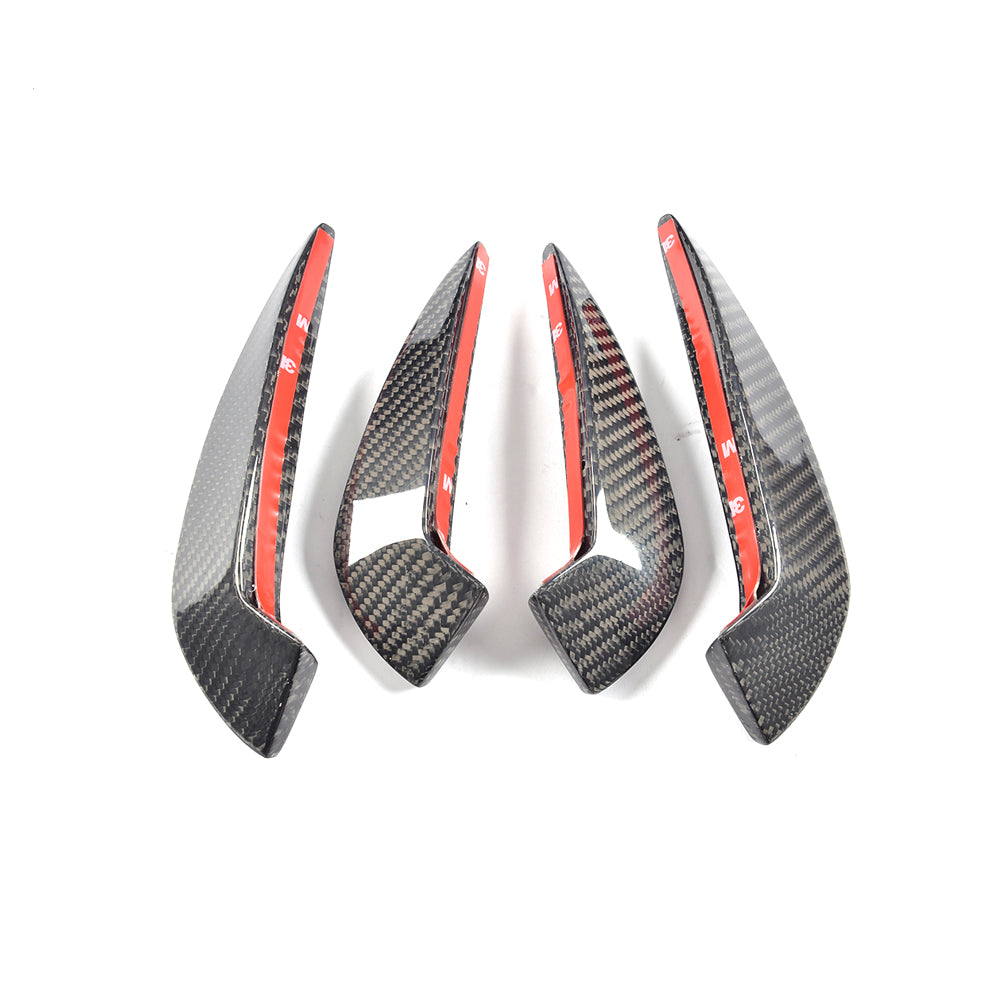 ST Style Carbon Fiber Front Canards for Mercedes Benz CLA C117 Facelift (2017–2019)