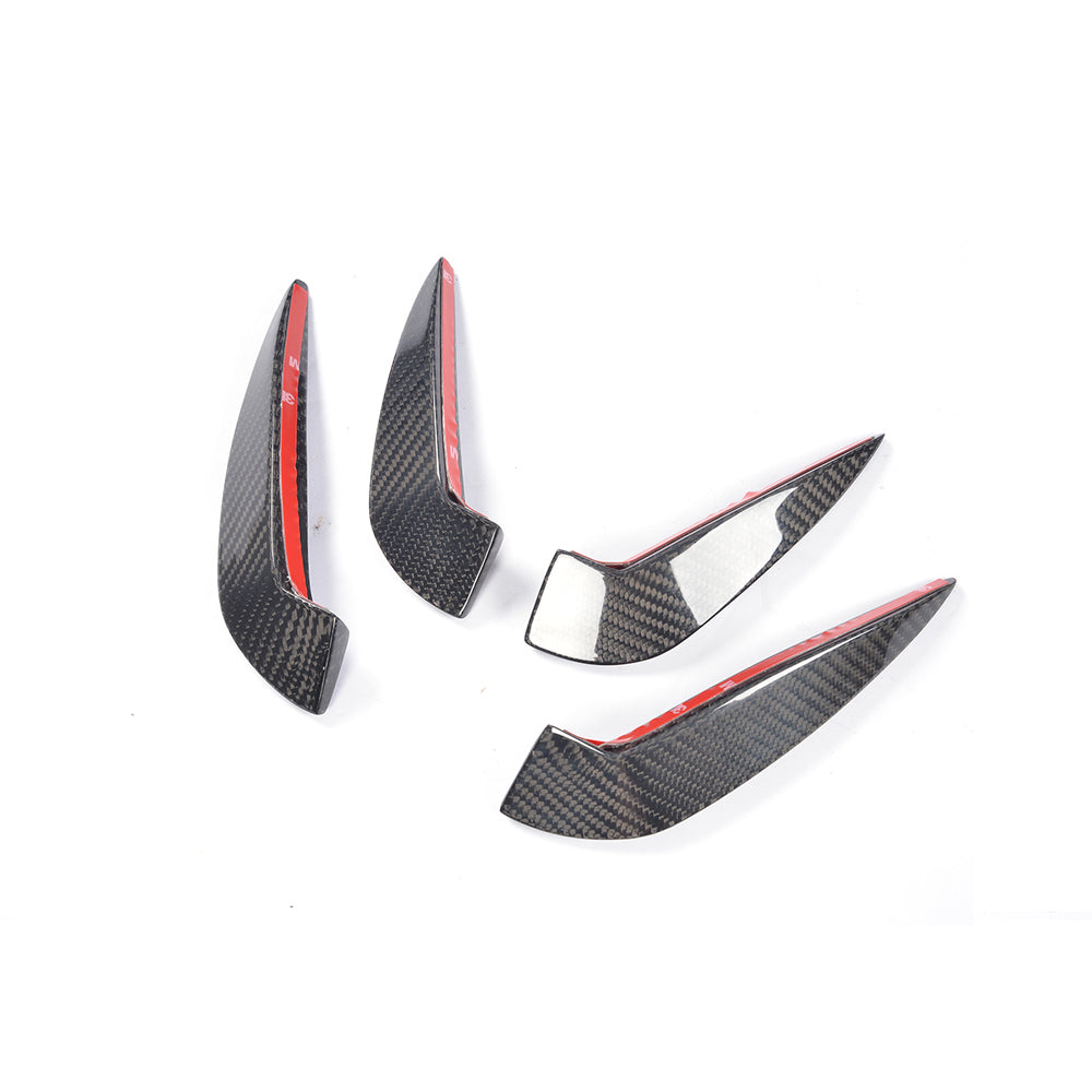 ST Style Carbon Fiber Front Canards for Mercedes Benz CLA C117 Facelift (2017–2019)
