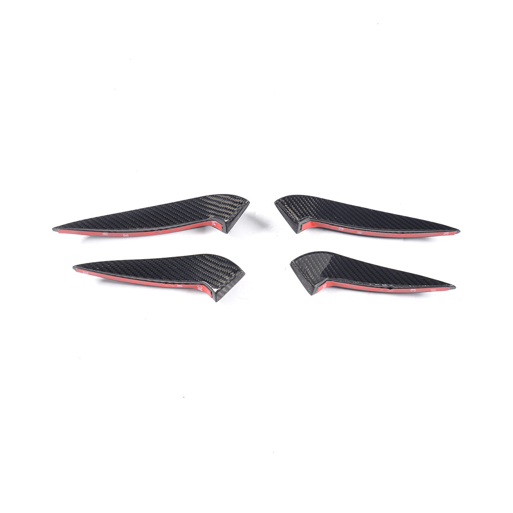 ST Style Carbon Fiber Front Canards for Mercedes Benz CLA C117 Facelift (2017–2019)