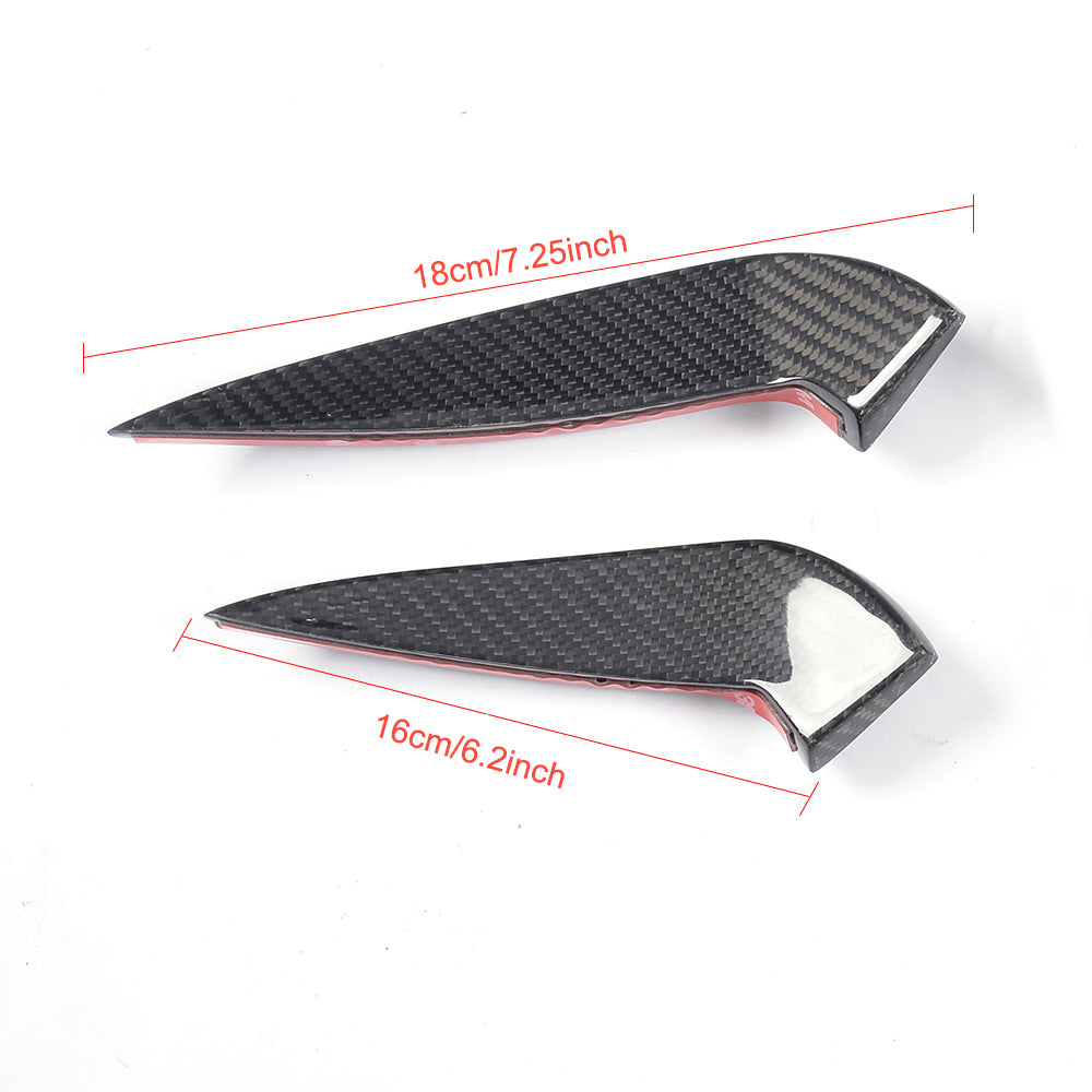 ST Style Carbon Fiber Front Canards for Mercedes Benz CLA C117 Facelift (2017–2019)