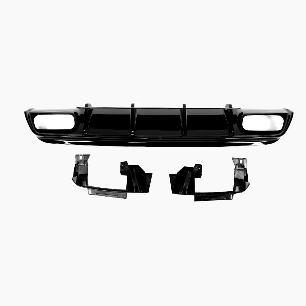 Gloss Black Rear Diffuser for MERCEDES-BENZ A45 AMG W176 Facelift Hatchback (2016–2018) Kit